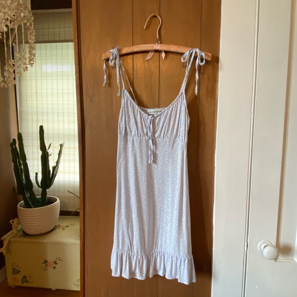 Light blue daisy sundress